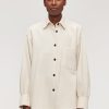 Online Cotton Wool Mix Overshirt Shirts & Tops