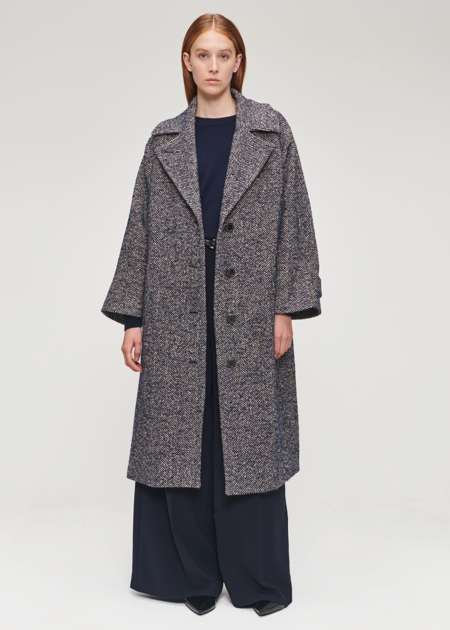 Online Herringbone Winter Coat Coats & Jackets