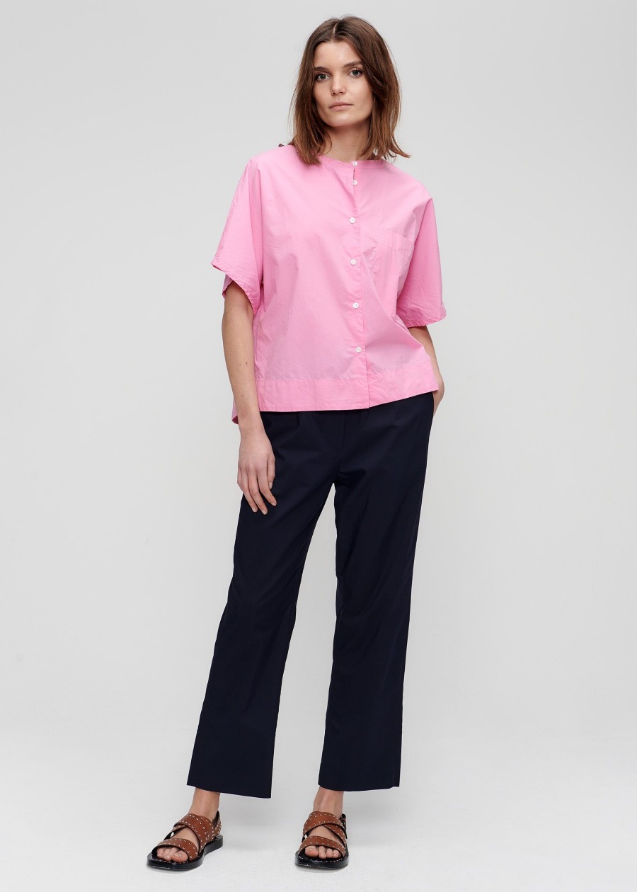 Online Boxy Poplin Shirt Shirts & Tops