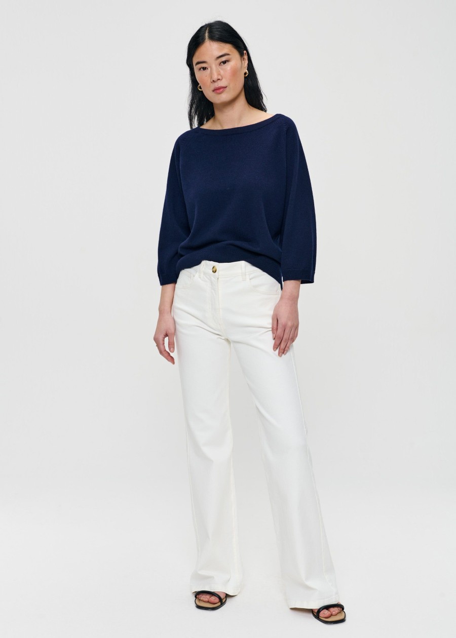 Online Boatneck Top Knitwear