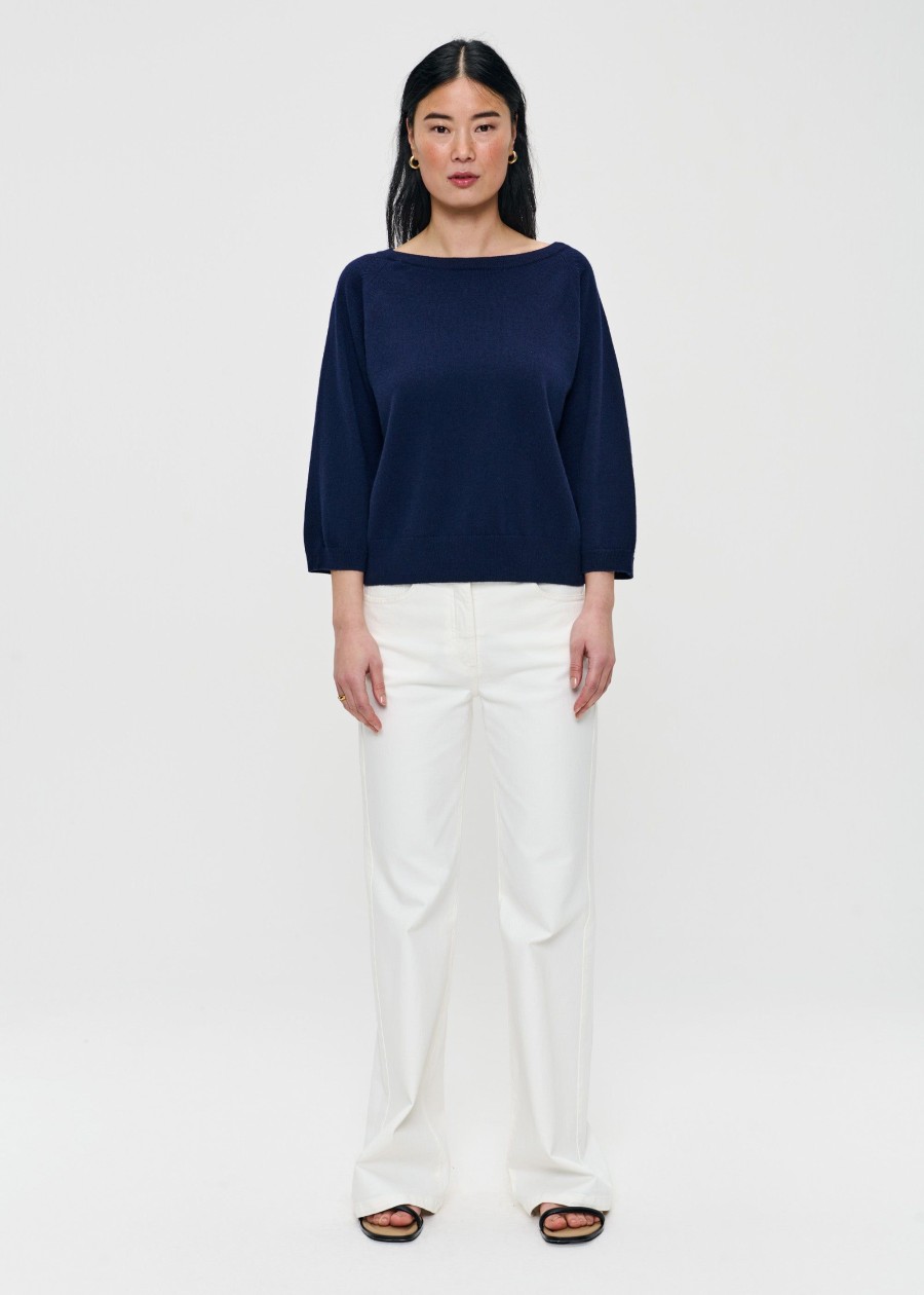 Online Boatneck Top Knitwear