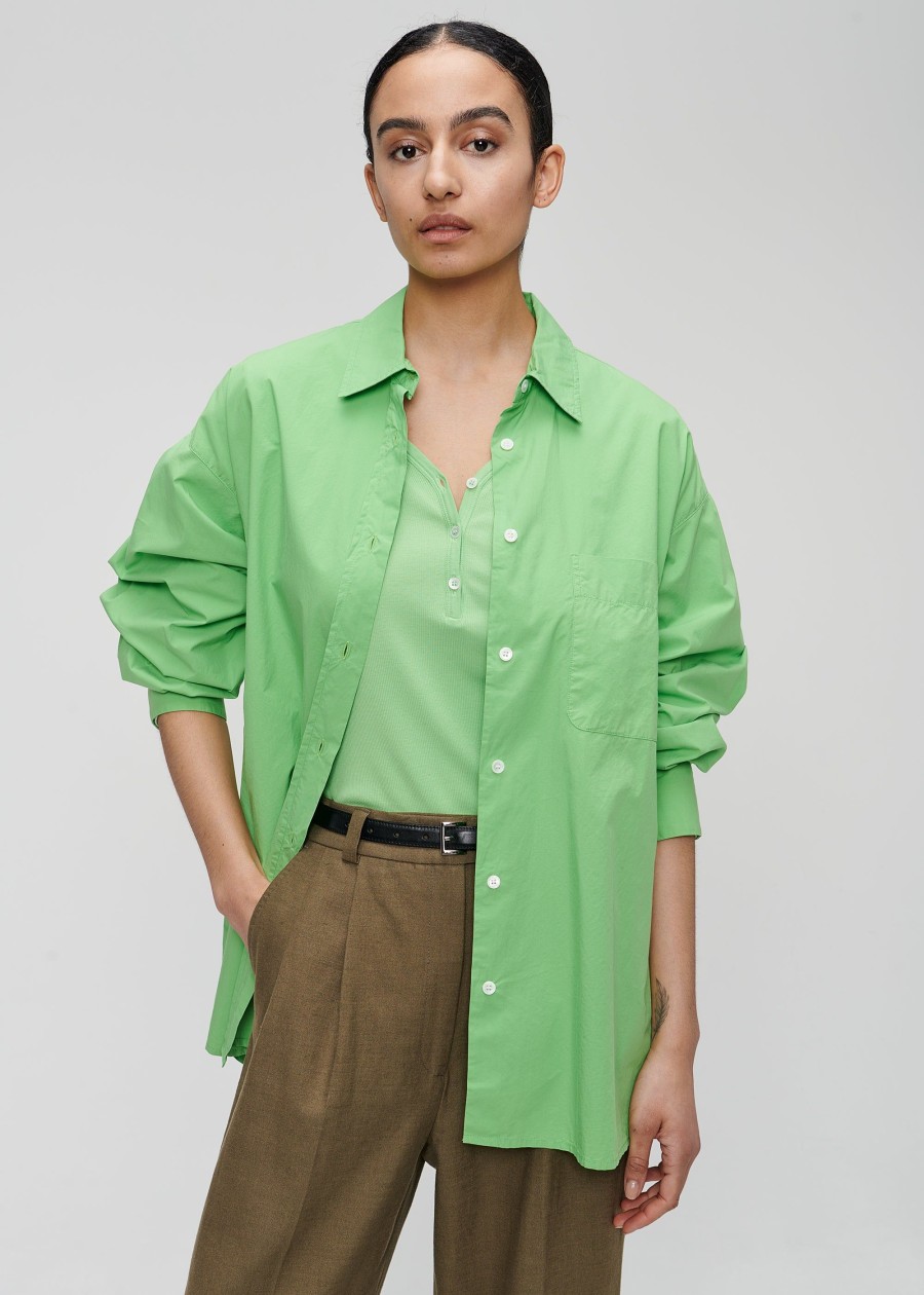 Wholesale Organic Cotton Poplin Shirt Shirts & Tops