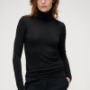 Clearance Soft Tencel Roll Neck Basics For Every Wardrobe