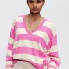 Wholesale Cashmere Blend V-Neck Pullover Knitwear