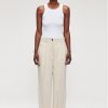 Clearance Cotton Wool Mix Pleated Pants Broeken & Rokken