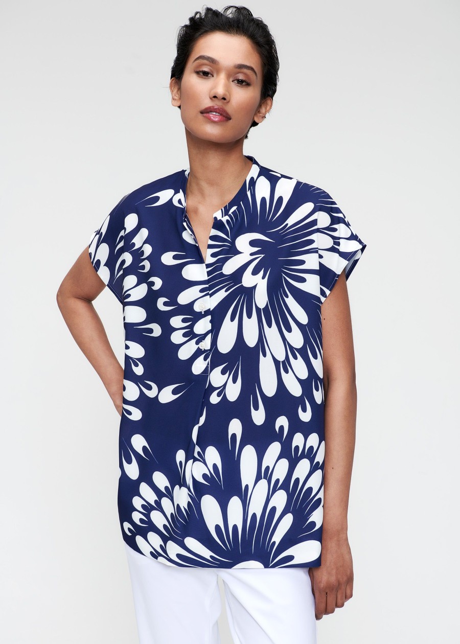 Clearance Printed Relaxed Top Shirts & Tops