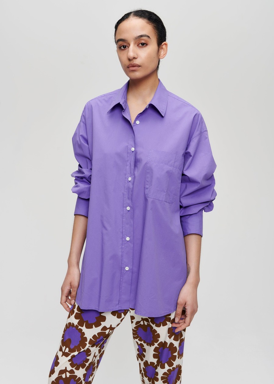 Best Organic Cotton Poplin Shirt Shirts & Tops