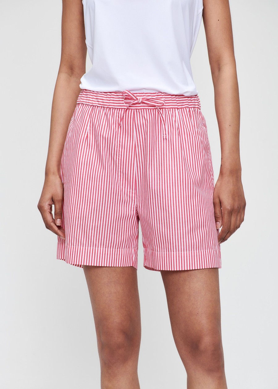 Online Striped Cotton Shorts Skirts & Shorts