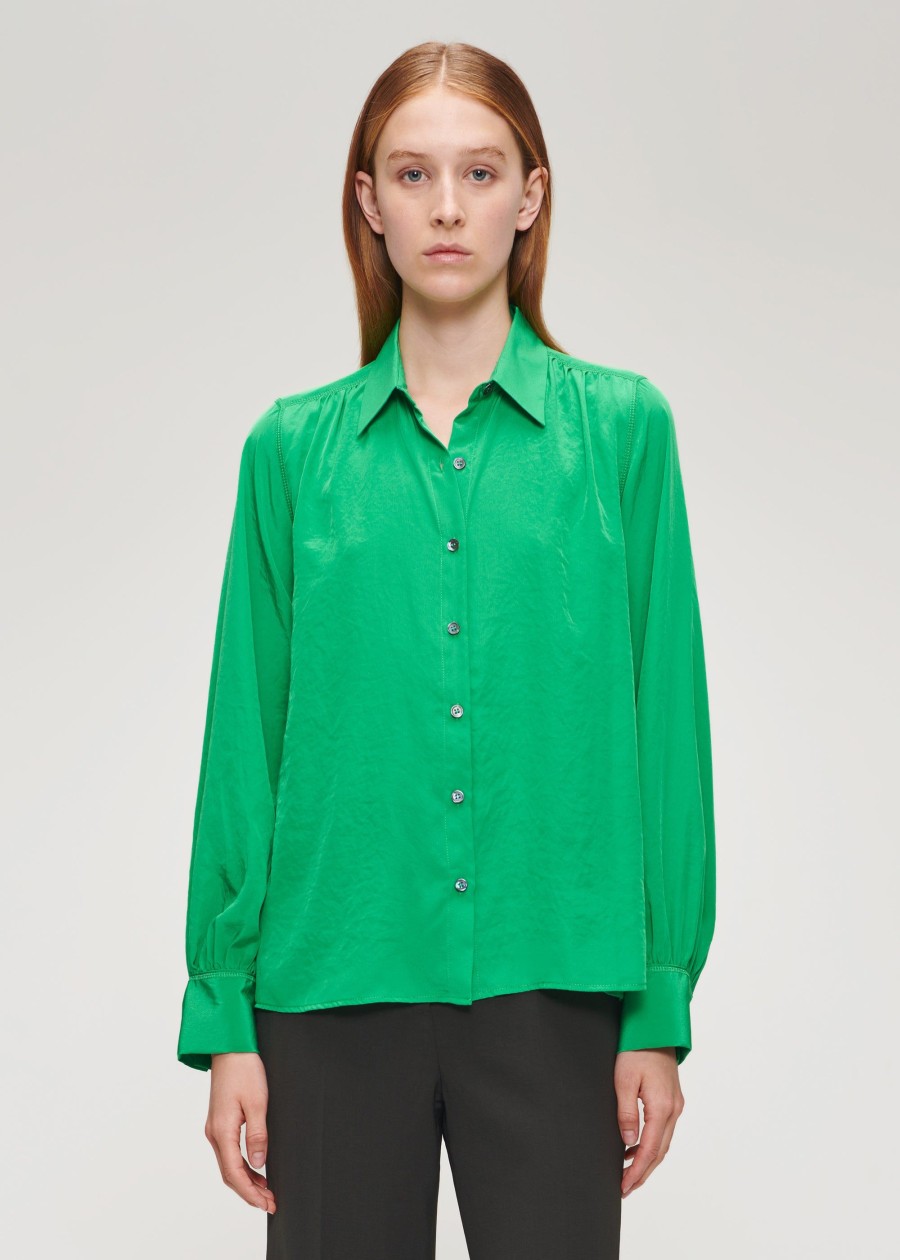 Wholesale Techno Silk Blouse Shirts & Tops