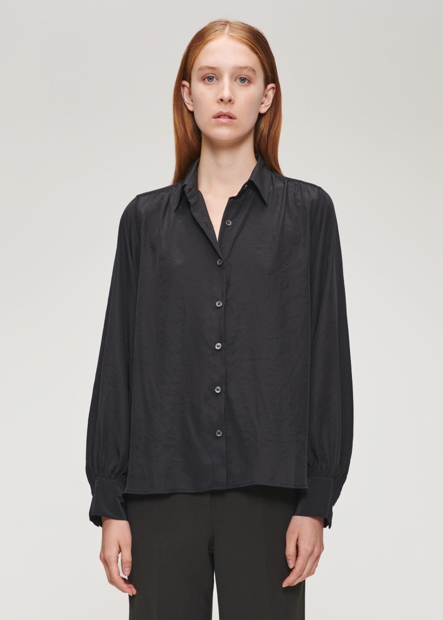 Online Techno Silk Blouse Shirts & Tops