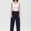 Hot Cropped Barrel Leg Pants Broeken & Rokken