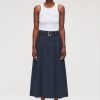 Hot Pleated Pin Stripe Skirt Broeken & Rokken