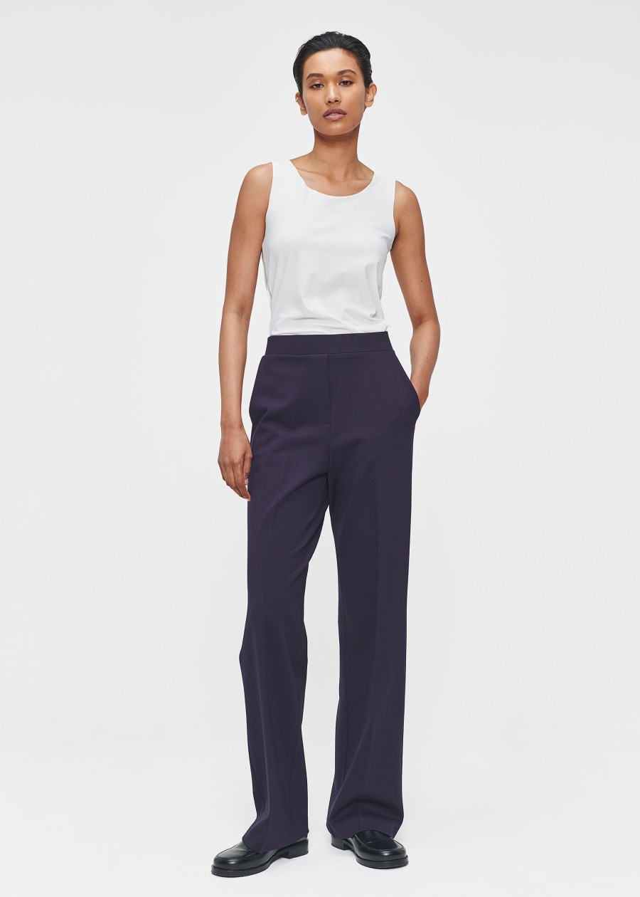 Online Viscose Stretch Relaxed Pants Broeken