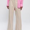 Wholesale Soft Twill Wide Leg Pants Broeken & Rokken