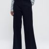 Wholesale Soft Twill Wide Leg Pants Broeken & Rokken