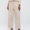 Hot Soft Twill Turn-Up Pants Broeken & Rokken