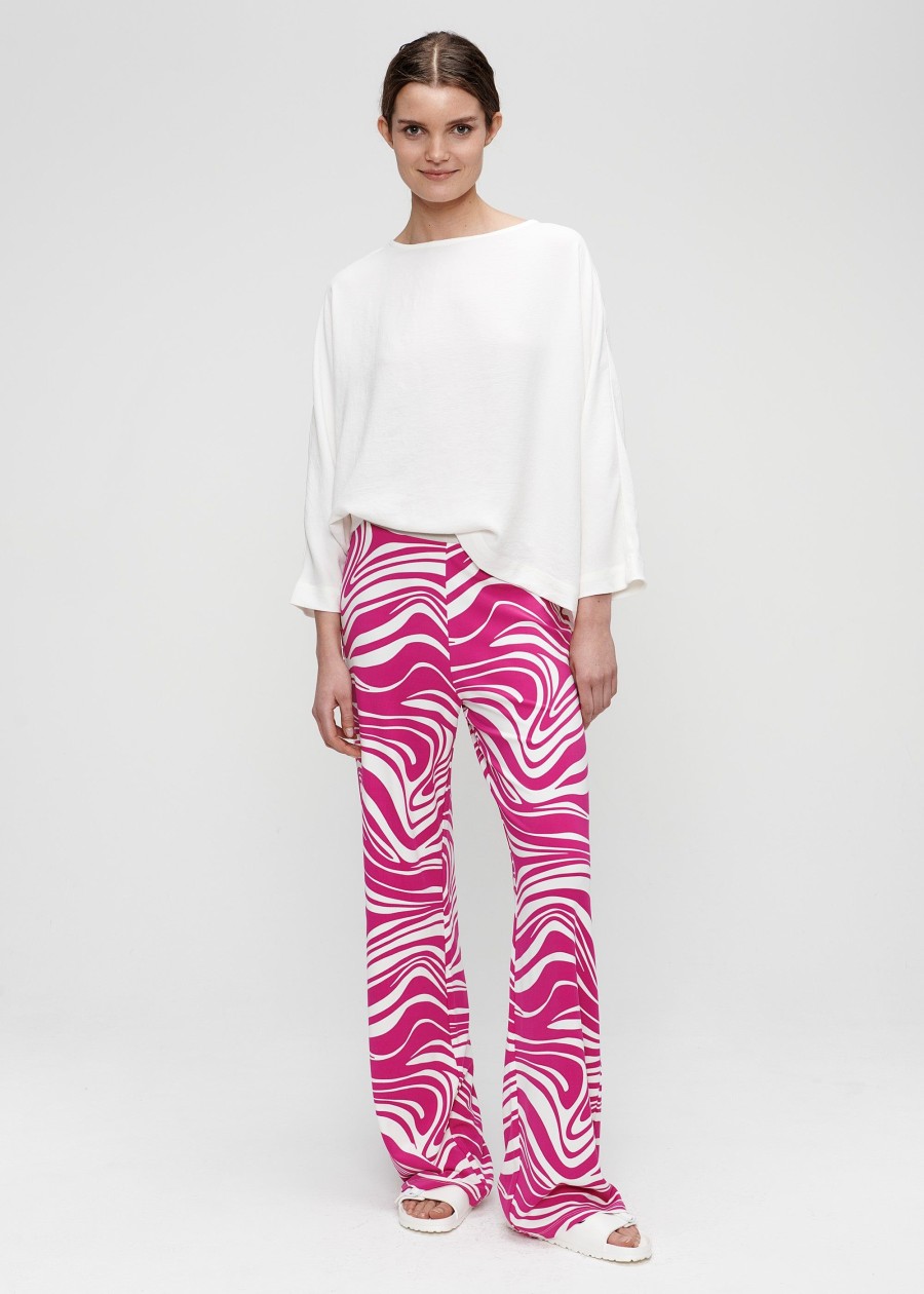 Online Printed Flare Pants Broeken