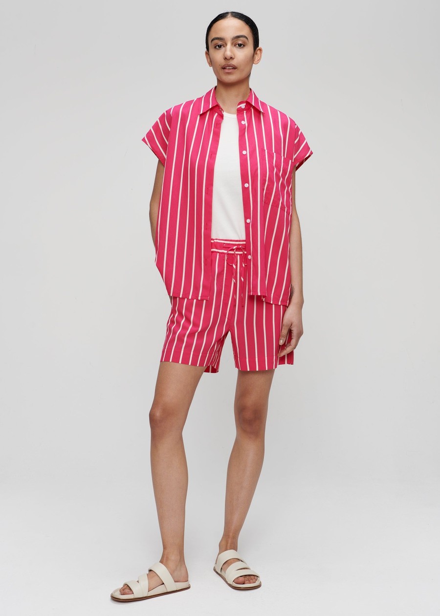 New Striped Oversized Top Shirts & Tops