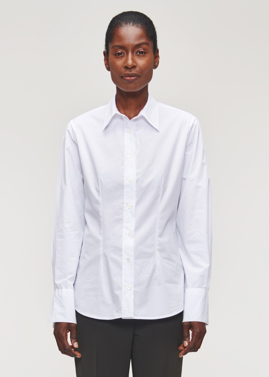 Clearance Organic Cotton Fitted Shirt Shirts & Tops