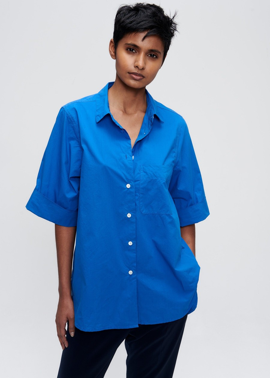 Wholesale Relaxed Poplin Shirt Shirts & Tops