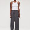 Clearance Cotton Wool Mix Pleated Pants Broeken & Rokken