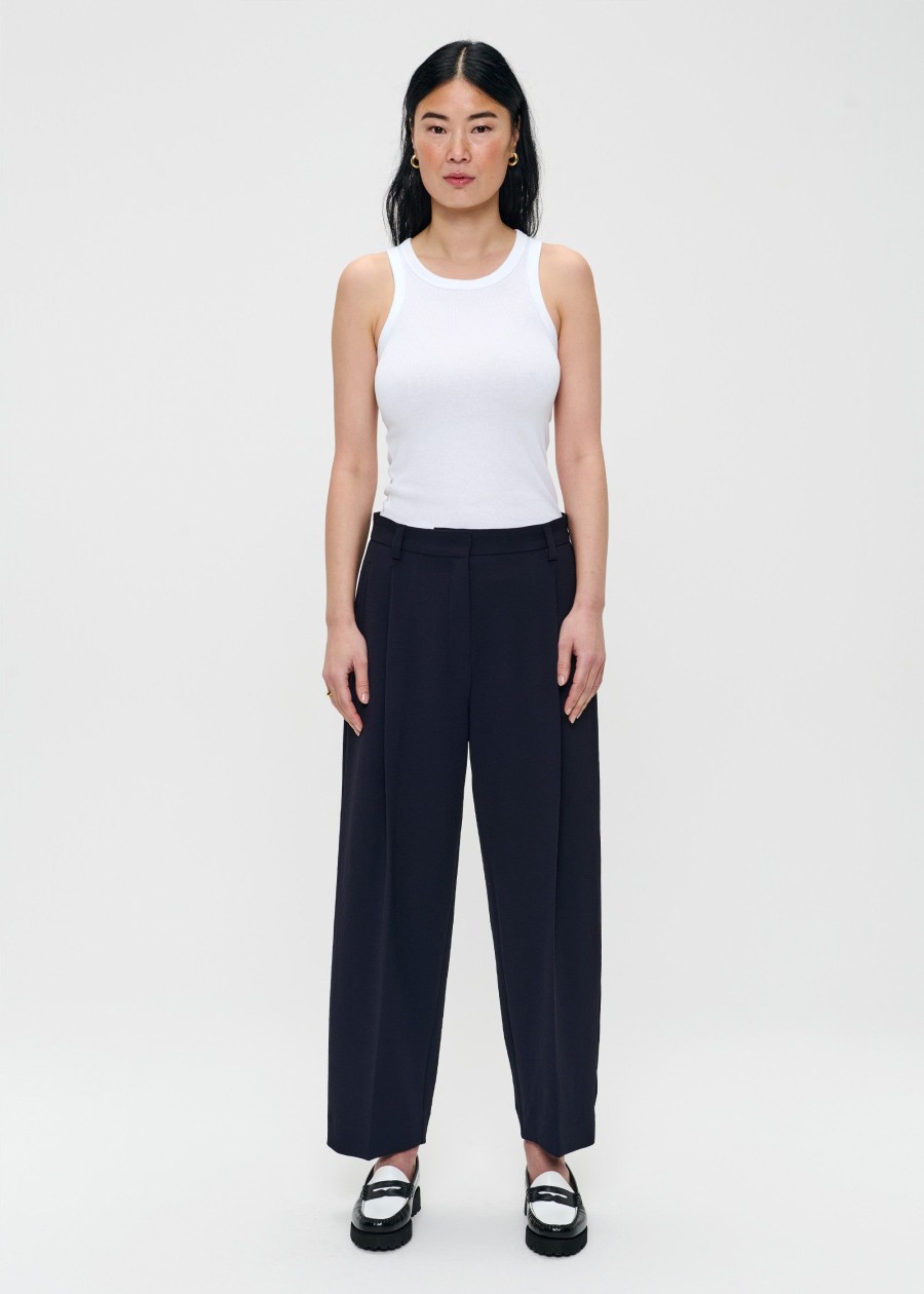 Clearance Flowy Barrel Leg Pants Broeken & Rokken