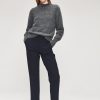 Wholesale Alpaca Funnel Neck Pullover Knitwear