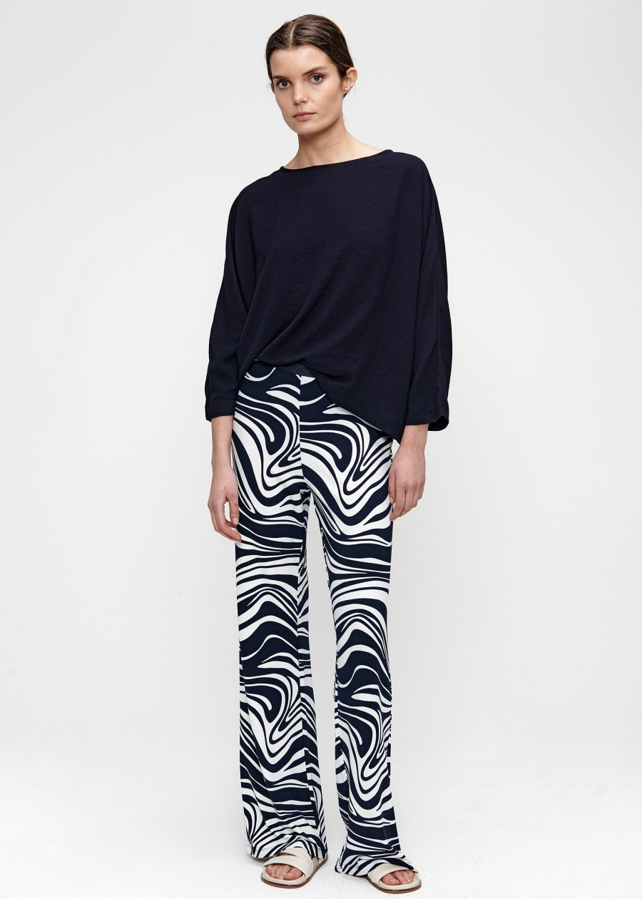 Online Printed Flare Pants Broeken