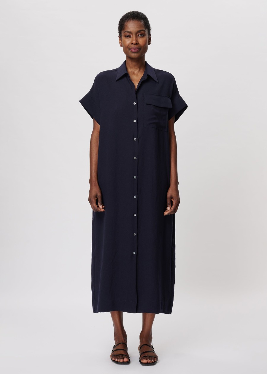 Hot Fluid Shirt Dress Jurken