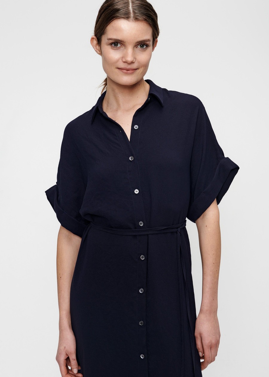 Wholesale Fluid Shirt Dress Jurken