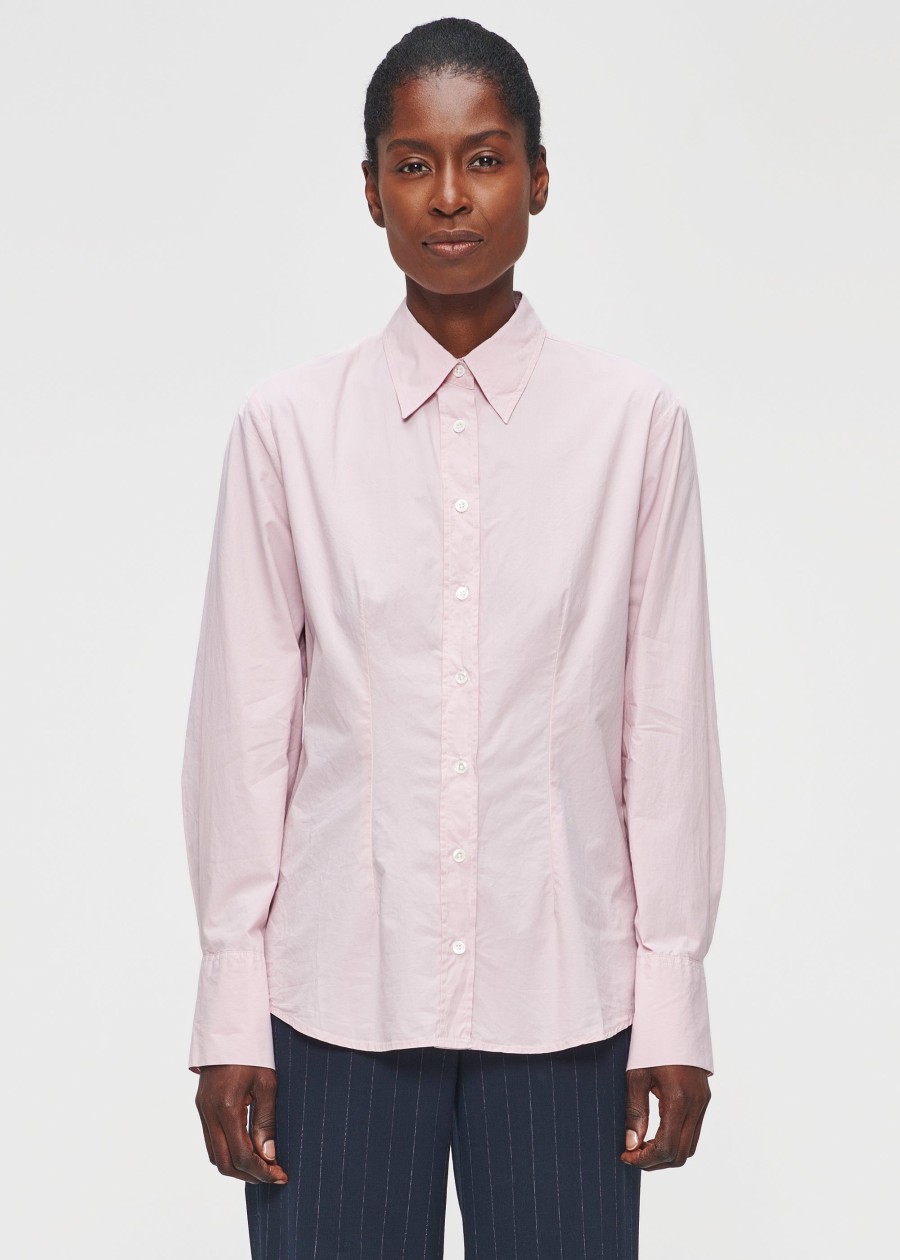 Online Organic Cotton Fitted Shirt Shirts & Tops