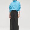 Clearance Funnel Neck Alpaca Pullover Knitwear