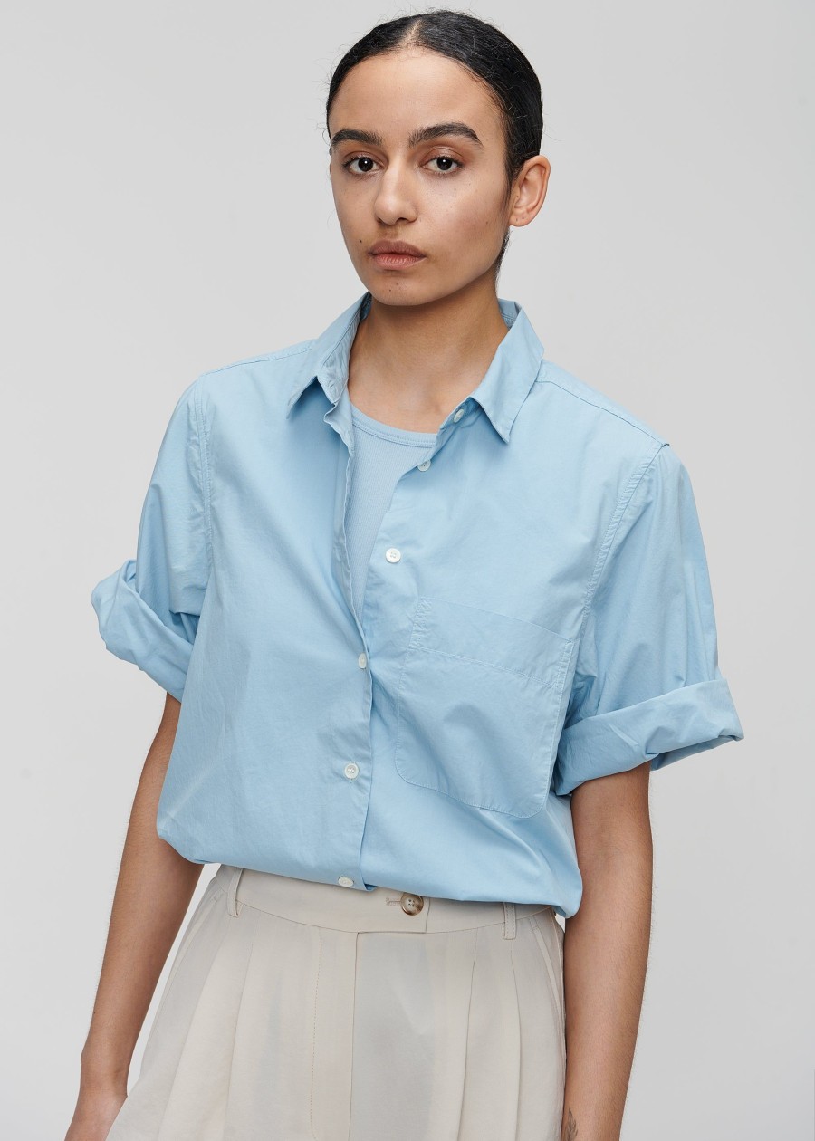 Online Relaxed Poplin Shirt Shirts & Tops