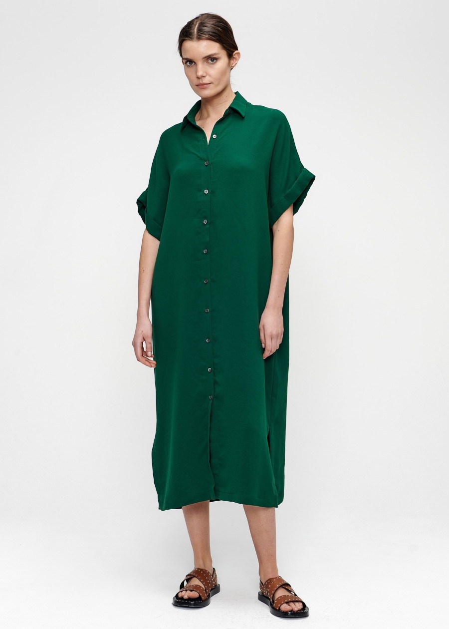 Hot Fluid Shirt Dress Jurken