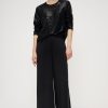 Online Japanese Satin Wide Pants Broeken & Rokken